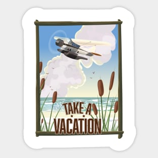 Take a Vacation Sticker